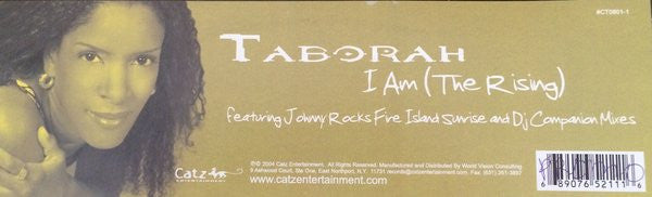 Taborah Adams : I Am (The Rising) (12")