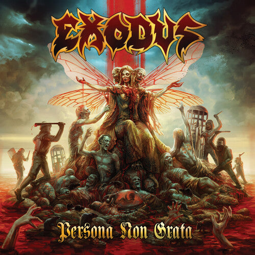 Exodus - Persona Non Grata - Clear Gold Black Turquoise Splatter (Vinyl)