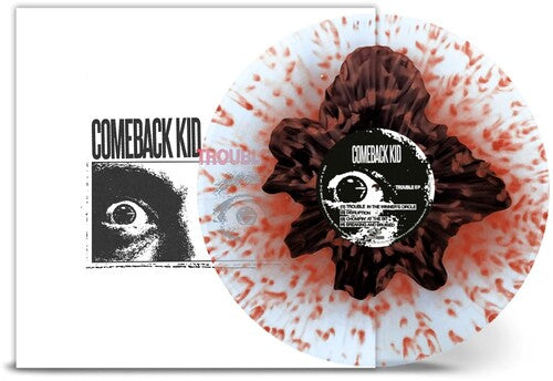 Comeback Kid - EP Trouble - Yema transparente/negra con salpicaduras rojas (vinilo)