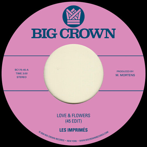 Les Imprimes - Love & Flowers (45 Edit) / You (Vinyl)
