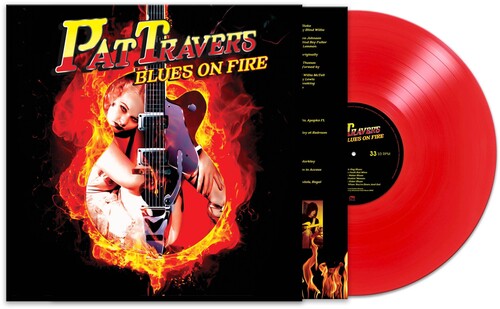 Pat Travers - Blues On Fire - Rojo (Vinilo)