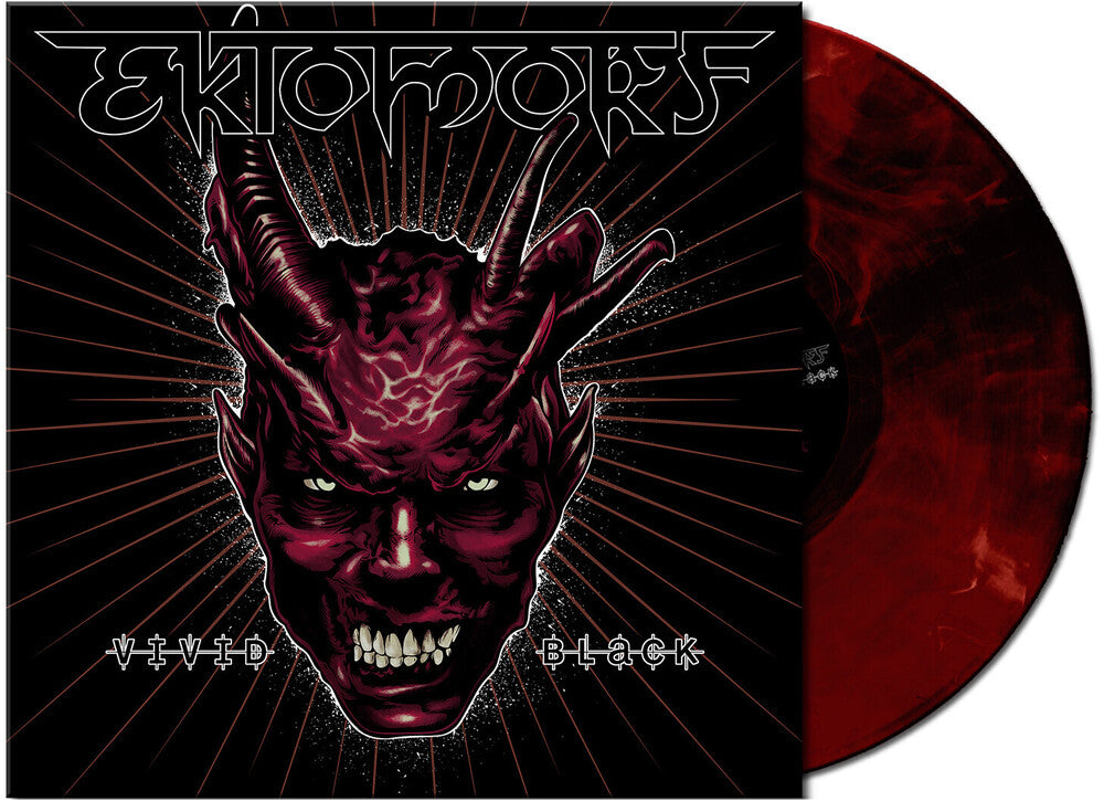 the album cover for Ektomorf - Vivid Black - Black/Red (Blk) [Colored Vinyl] [Limited Edition] (Red)