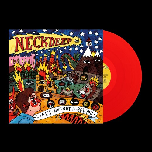 Neck Deep - La vida no te va a atrapar - Blood Red (Vinilo)