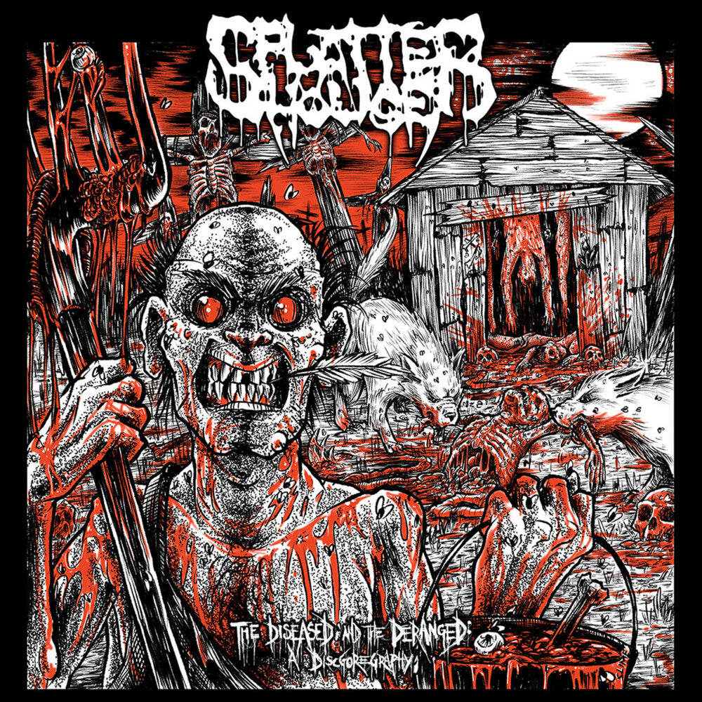 the album cover for Splatterhouse - Diseased And The Deranged: A Disgoregraphy