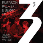the album cover for Emerson / Palmer / Berry - Rocking The Ritz (Blue) [Colored Vinyl]
