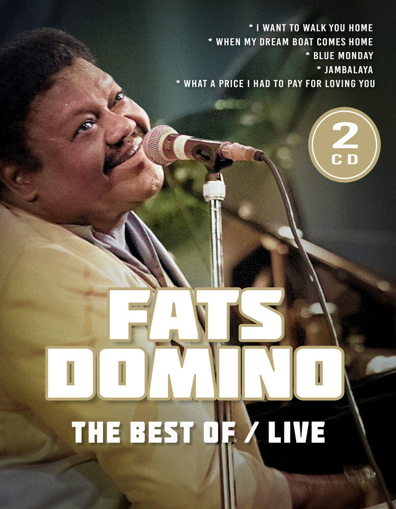 the album cover for Fats Domino - Best Of/Live [Digipak]