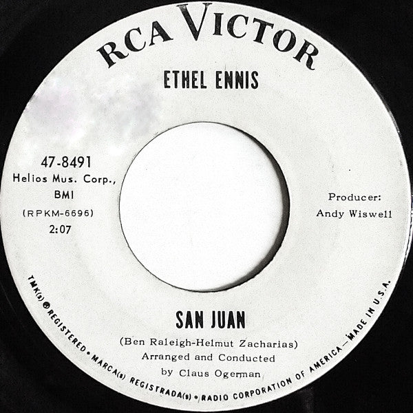 Ethel Ennis : For A Little While (7", Single, Promo)