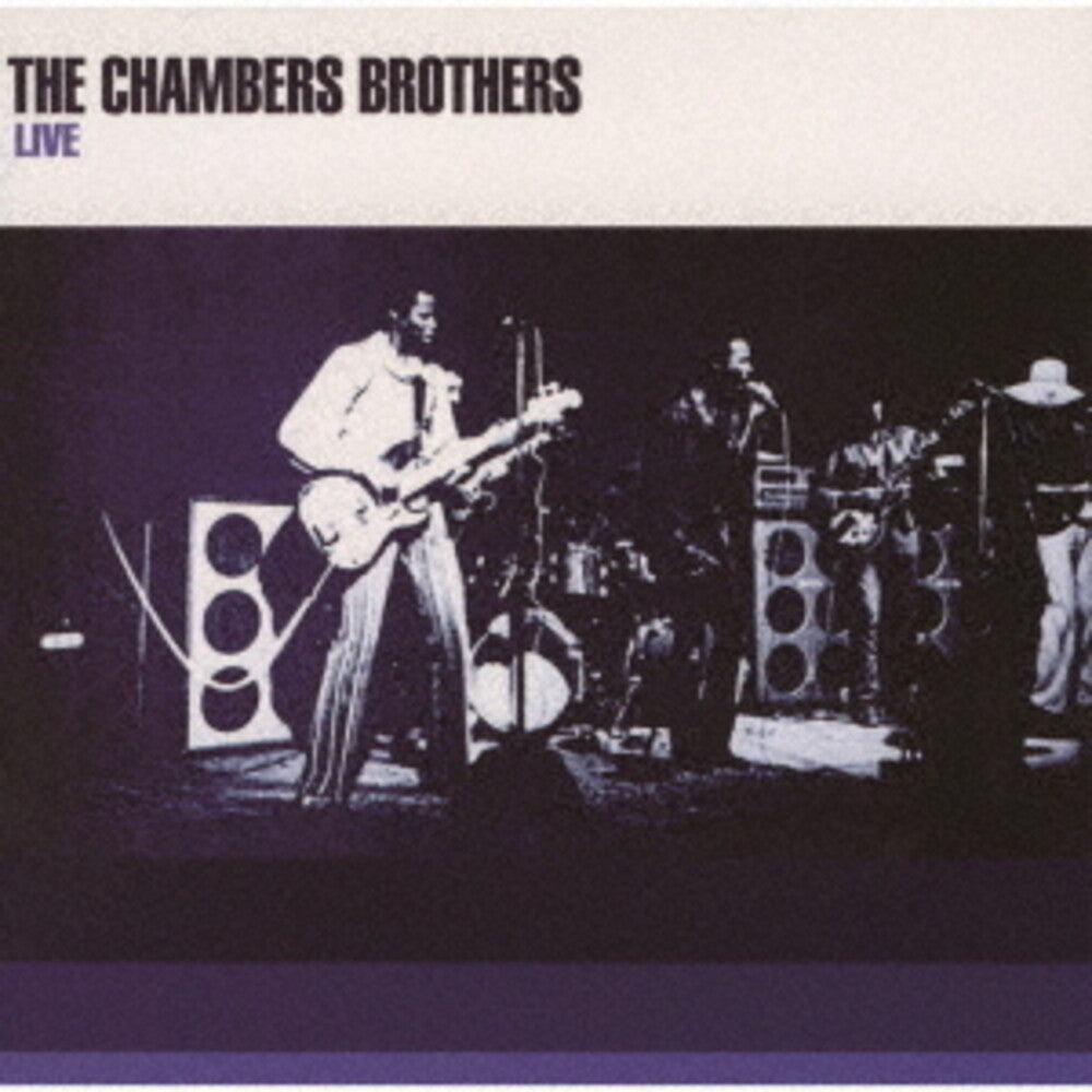 the album cover for Chambers Brothers - Live (Jpn)