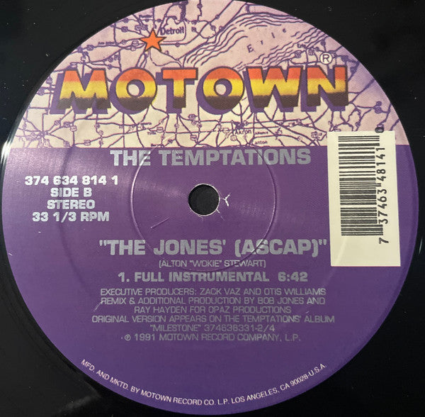 The Temptations : The Jones' (12", Single)