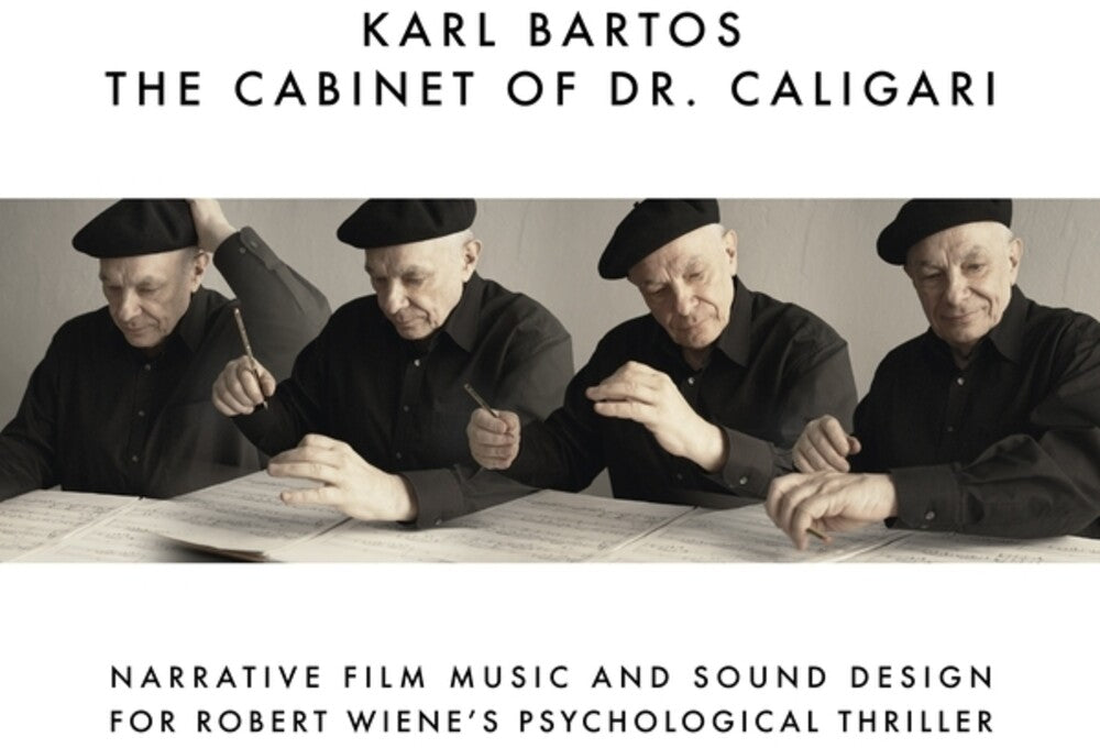 the album cover for Karl Bartos - Cabinet Of Dr Caligari