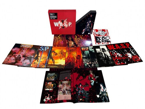 W.A.S.P. - 7 Savage - Second Edition - 8LP Box, 60 Page Book, Poster (Vinyl)