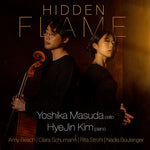 the album cover for Masuda / Kim - Hidden Flame