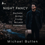 the album cover for Bacheler / Britten / Butten - Night Fancy