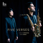 the album cover for Bass / Caplet / Zaragoza - Five Verses