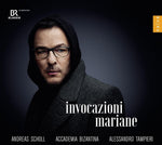 the album cover for Anfossi / Pergolesi / Bizantina - Invocazioni Mariane