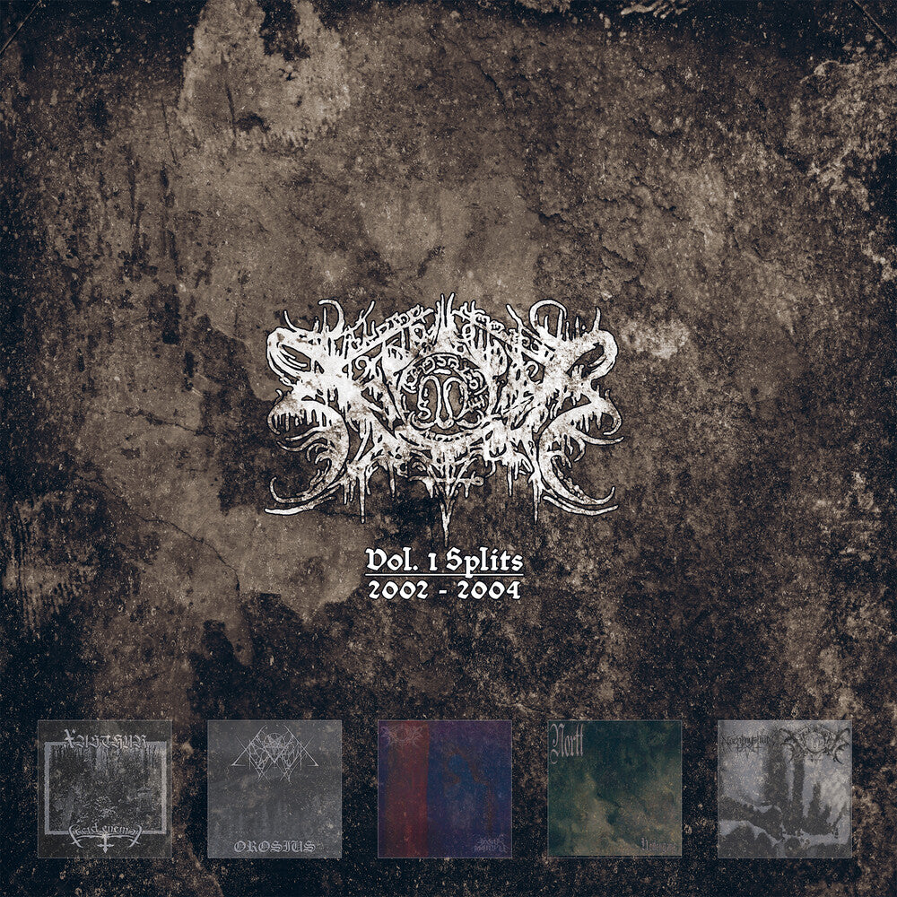 the album cover for Xasthur - Vol. 1 Splits 2002-2004