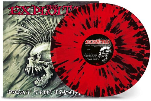 The Exploited - Beat the Bastards - Trans Red & Black Splatter (Vinyl)