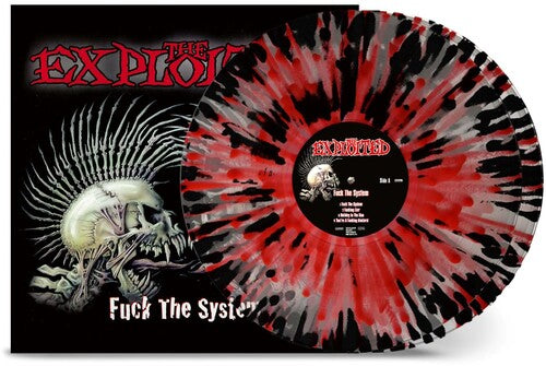 The Exploited - Fuck the System - Clear W Red & Black Splatter (Vinyl)