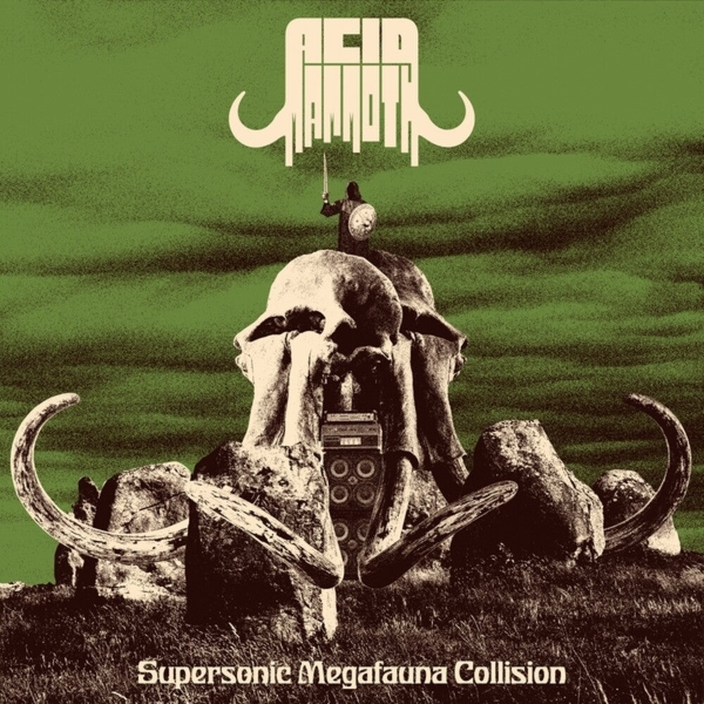 the album cover for Acid Mammoth - Supersonic Megafauna Collision (Grn) (Spla)