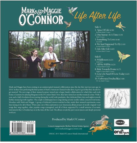 Mark O'Connor - Life After Life - Turquoise (Vinyl)