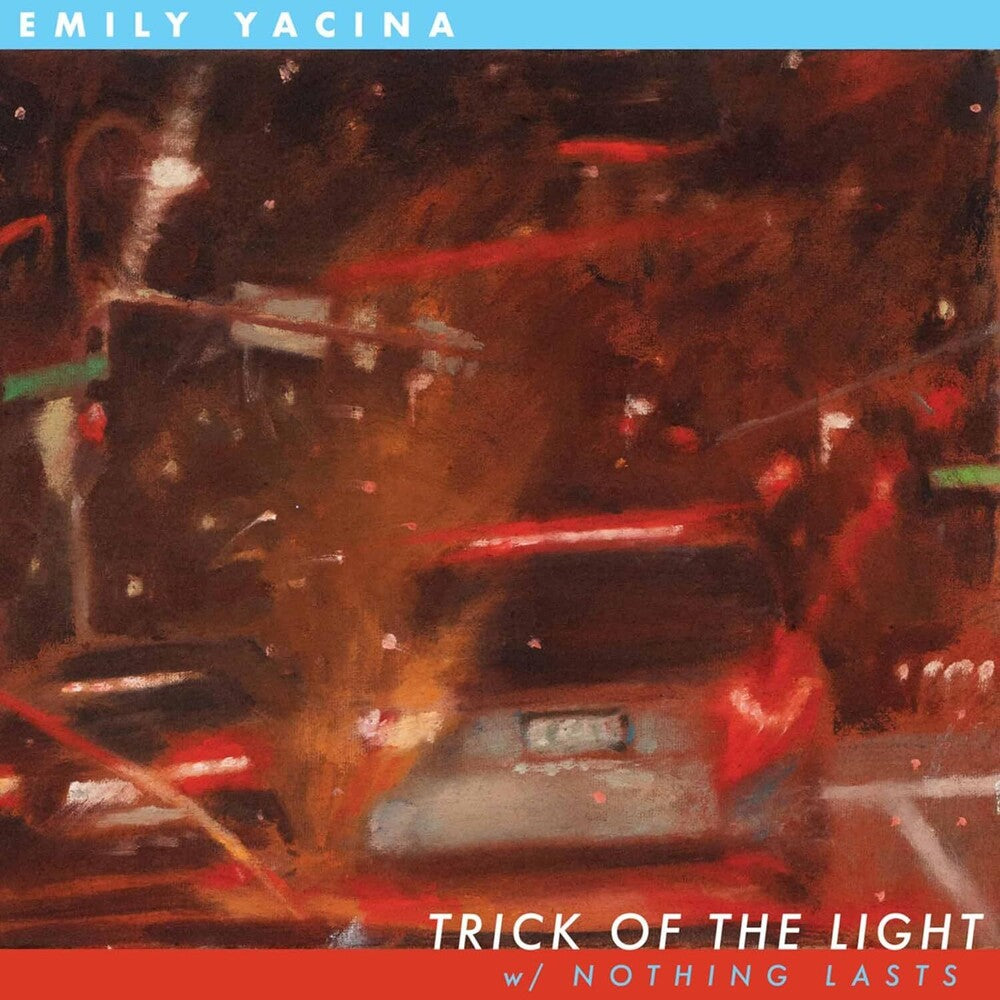 the album cover for Emily Yacina - Trick Of The Light B/W Nothing Lasts - Champagne