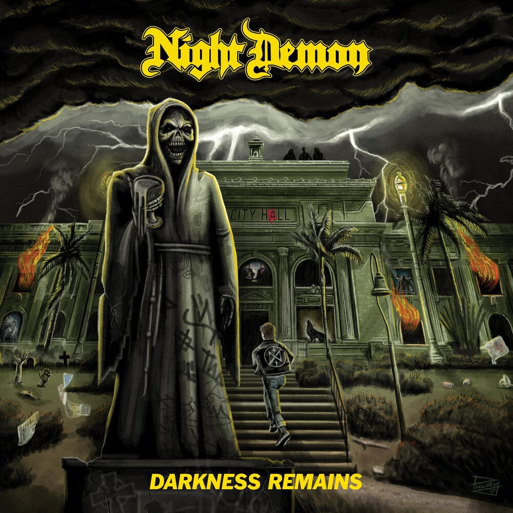 the album cover for Night Demon - Darkness Remains [Deluxe] [Reissue]