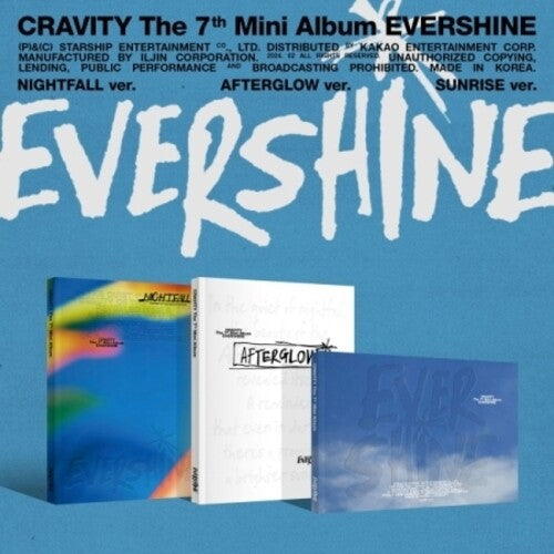Cravity - Evershine - Portada aleatoria - Incluye álbum de fotos de 120 páginas, tarjeta fotográfica, tarjeta fotográfica unitaria y postal (CD)