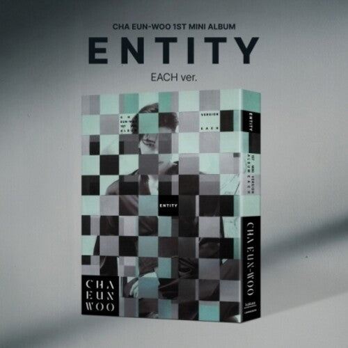 Cha Eun Woo - Entity - Cada versión - Portada aleatoria - Incluye set de fotolibro, póster plegable, set de tarjetas fotográficas, pegatina, Entity DIY, papel con letra de acordeón + set de minipóster (CD)