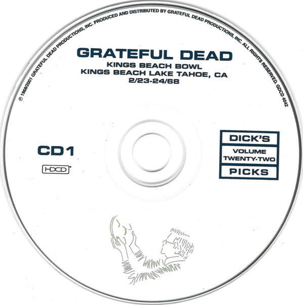 Grateful Dead* : Dick's Picks Volume Twenty-Two: Kings Beach Bowl, Kings Beach Lake Tahoe, CA - 2/23-24/68 (2xHDCD, Album)