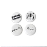 Oasis Definitely Maybe Button Set