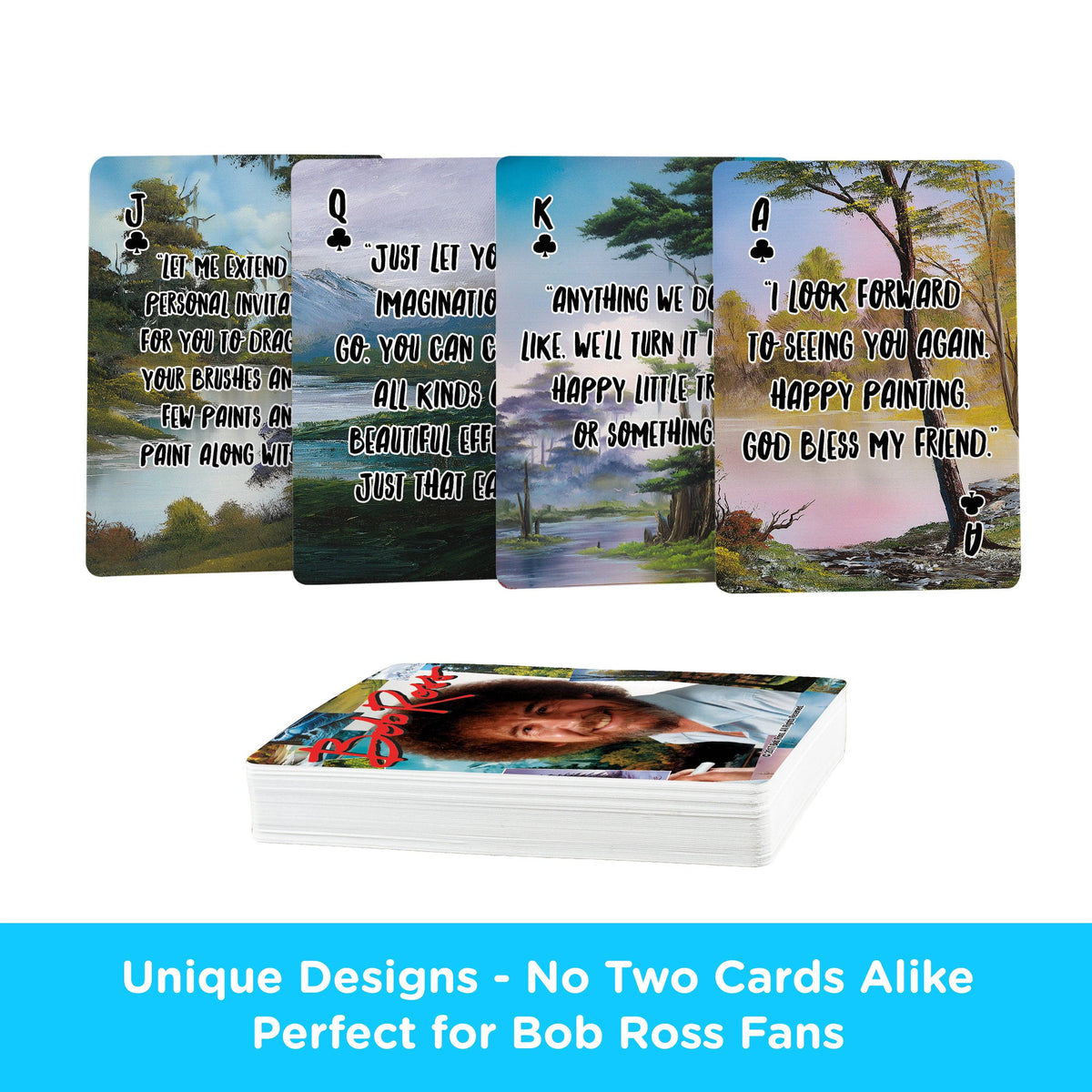 Bob Ross Quotes Playing Cards