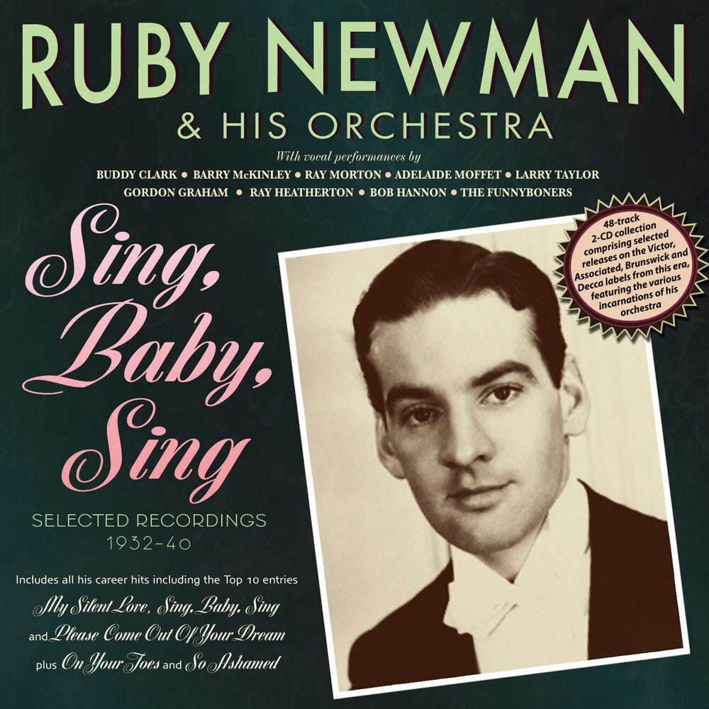 the album cover for Ruby Newman& His Orchestra - Sing Baby Sing - Selected Recordings 1932-40