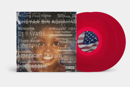 JID feat. 21 Savage and Baby Tate - American Dream - Red Colored Vinyl (Vinyl)