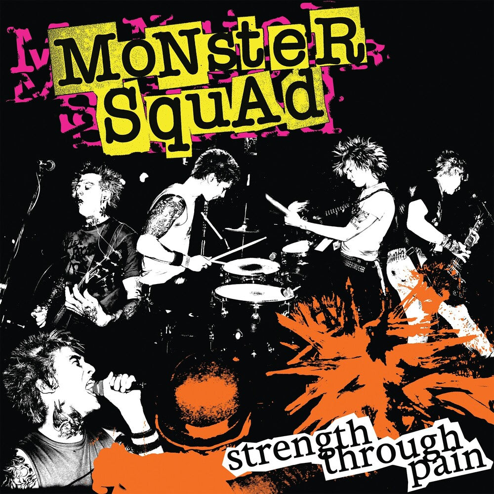 the album cover for Monster Squad - Strength Through Pain