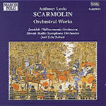 the album cover for Scarmolin - Orchestral Works