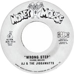 the album cover for Aj & The Jiggawatts - Wrong Step / Karma Is A Bitch [Colored Vinyl] (Gol) (Can)