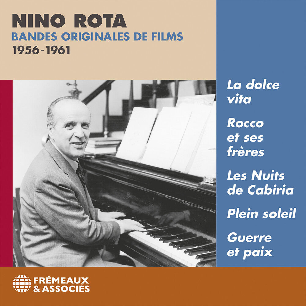 the album cover for Nino Rota(Ita) - Bandes Originales De Films 1956-1961 (Ita)