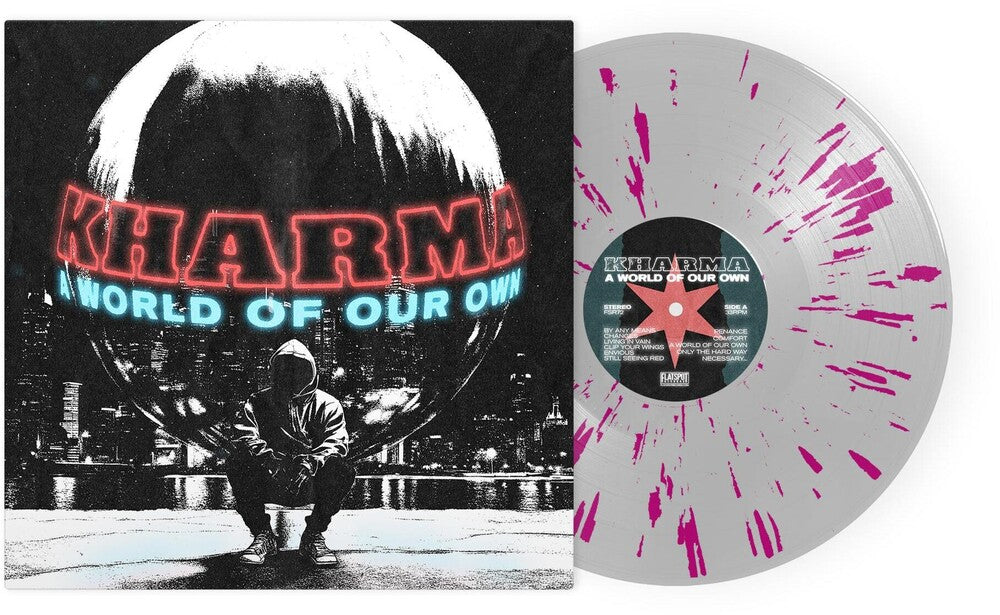 the album cover for Kharma - World Of Our Own [Clear Vinyl] (Purp) (Spla)