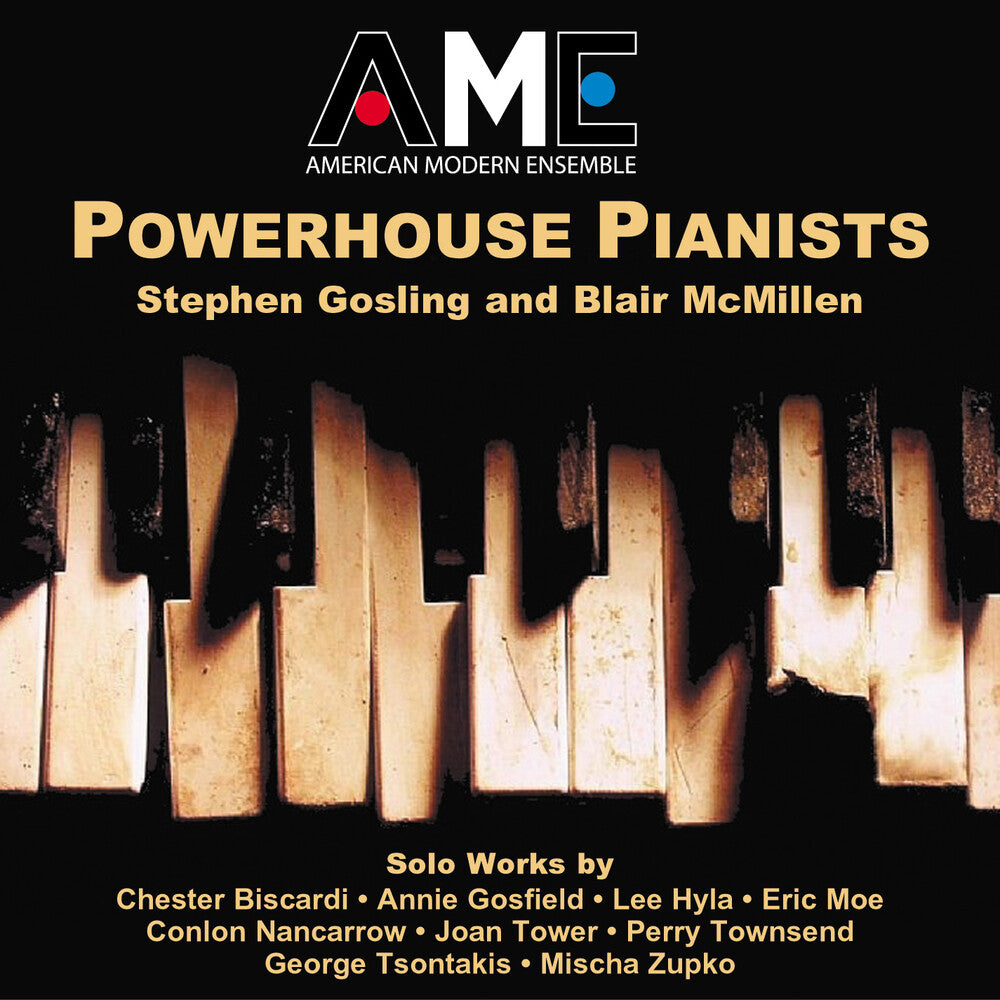the album cover for Stephen Gosling - Powerhouse Pianists