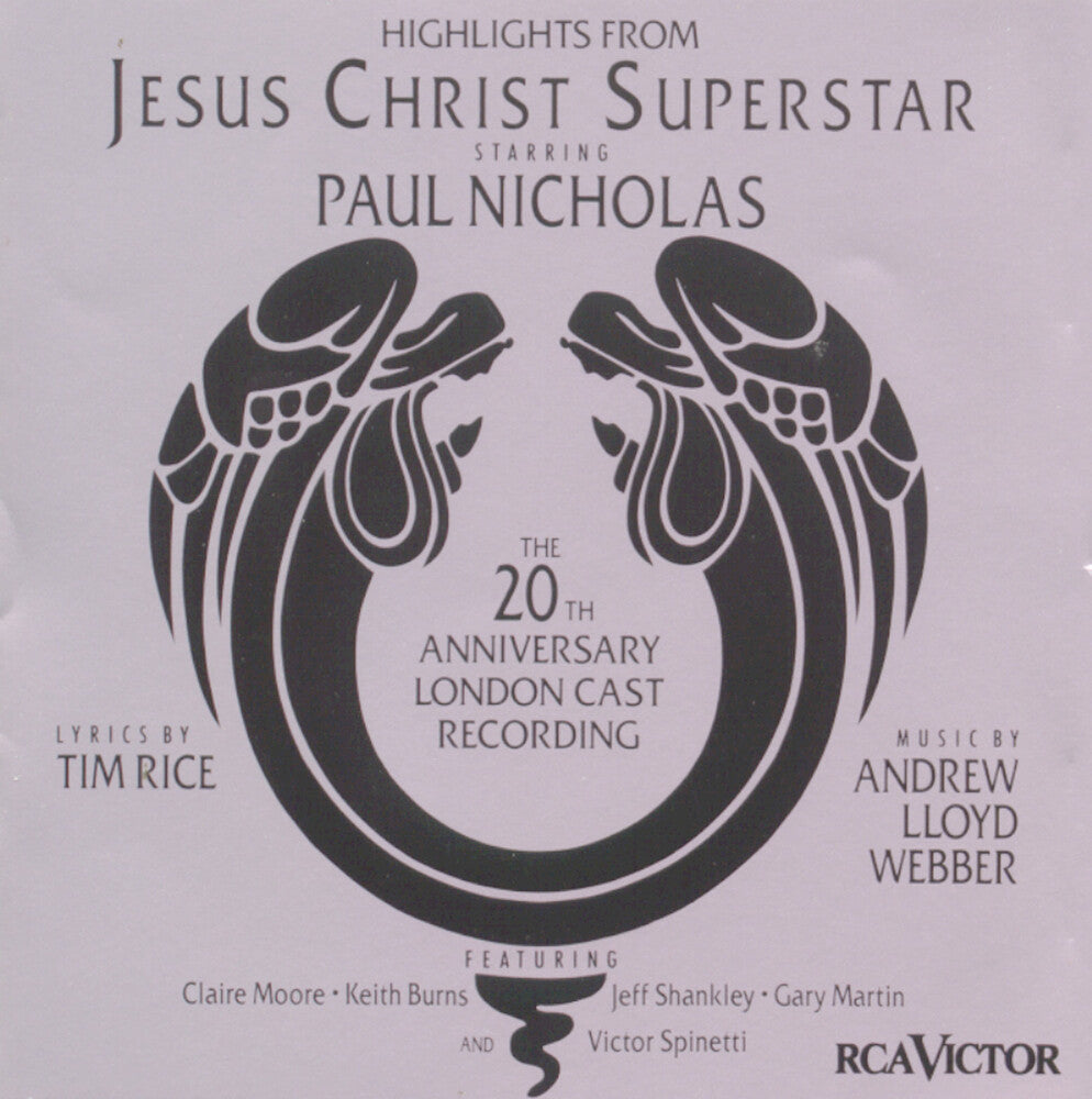 the album cover for Original London Cast - Jesus Christ Superstar (20th Anniversary)