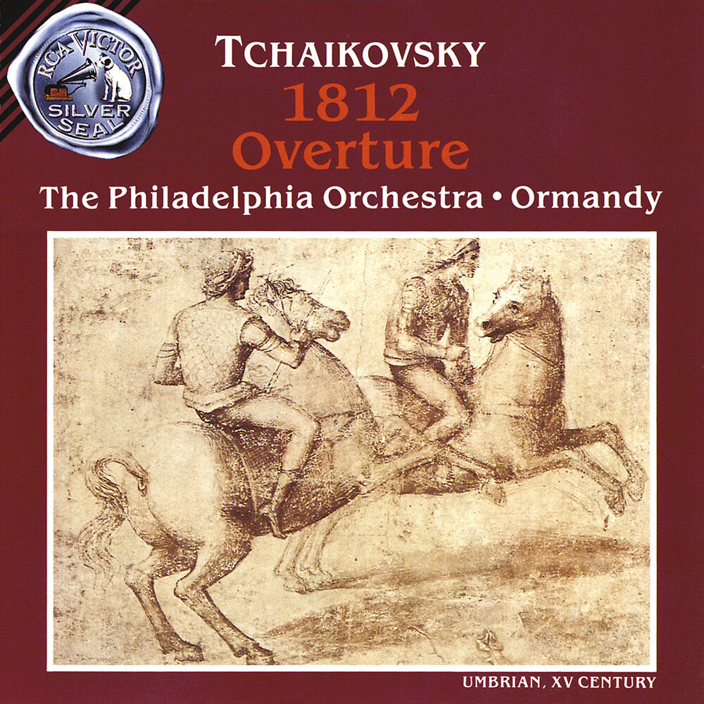 the album cover for Eugene Ormandy - 1812 Overture / Capriccio Italien / Marche Slave