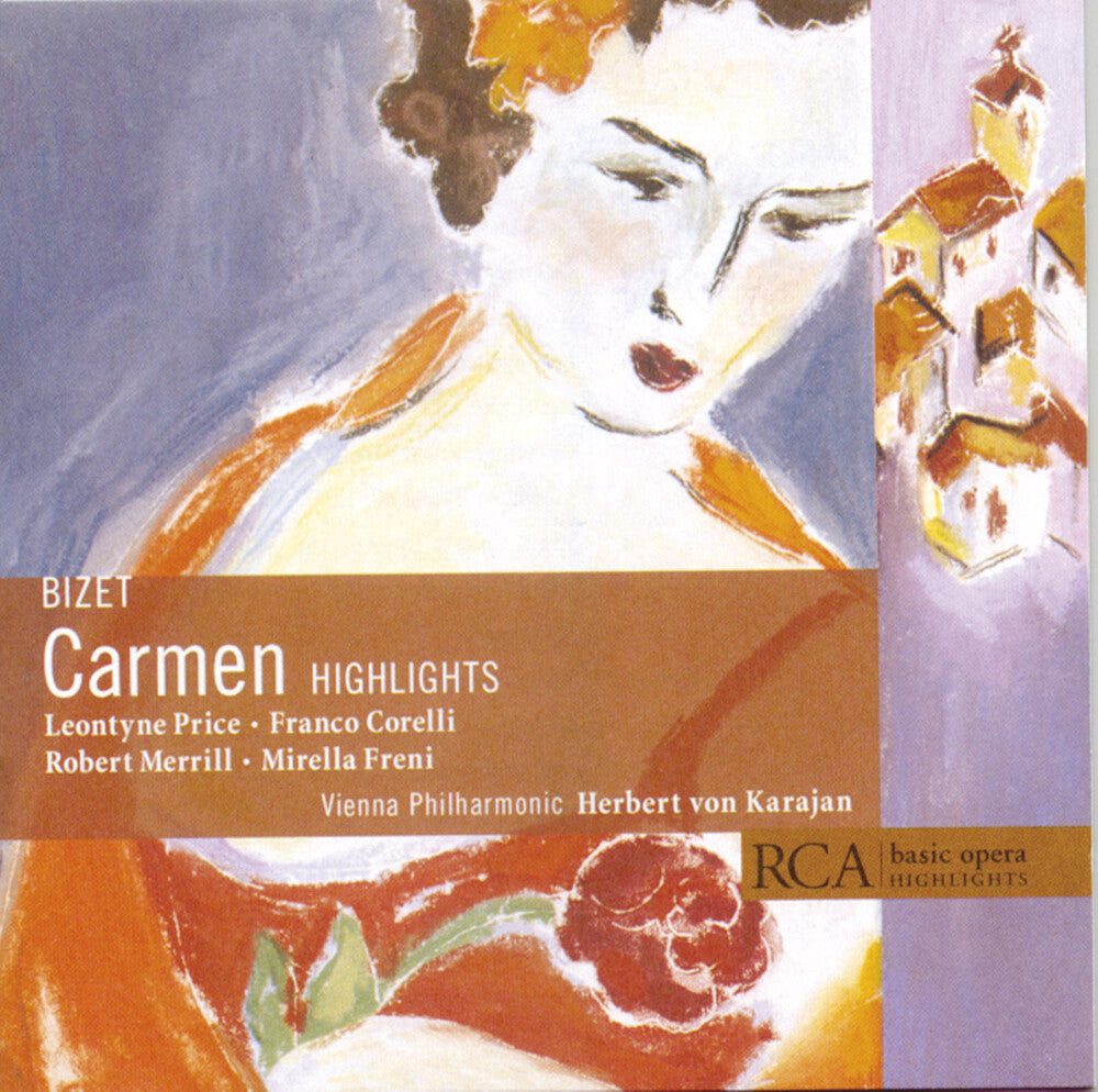 the album cover for Herbert von Karajan - Carmen [Highlights]