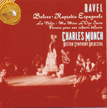 the album cover for CHARLES MUNCH - Bolero / La Valse / Mother Goose Suite