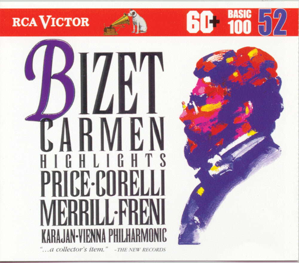 the album cover for Herbert von Karajan - Carmen [Highlights]