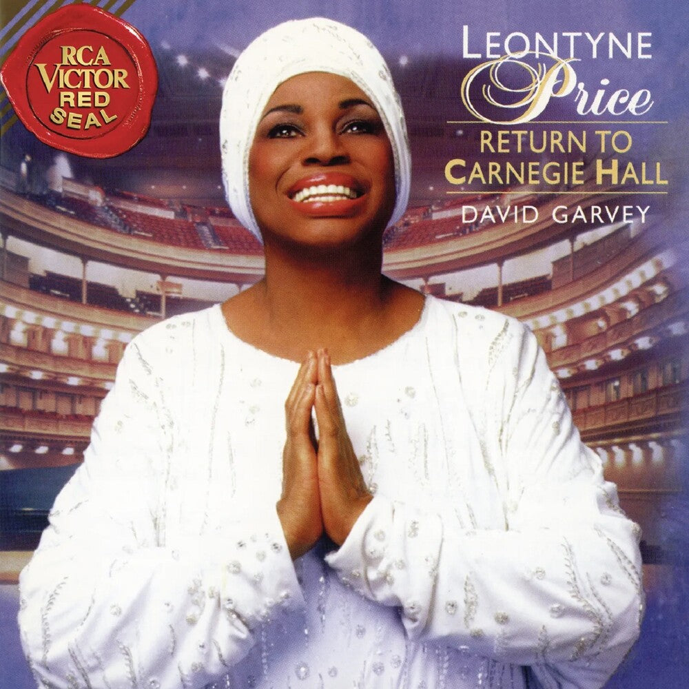 the album cover for Leontyne Price/ Garvey - Return To Carnegie Hall