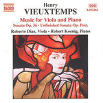 the album cover for Roberto Diaz - Music for Viola & Piano