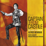 the album cover for Charles Gerhardt - Captain From Castile: Classic Film Scores Newman