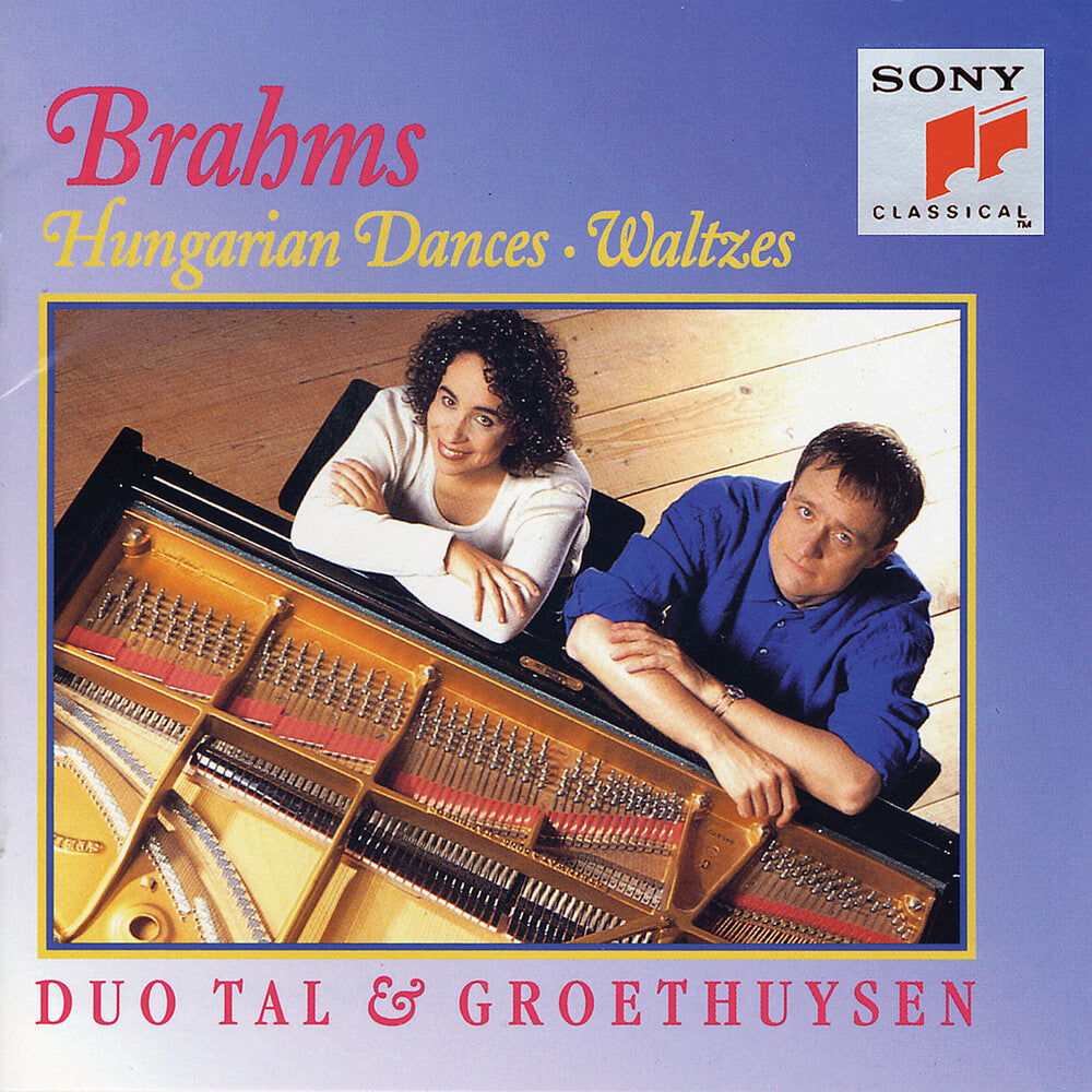 the album cover for J. BRAHMS - Hungarian Dances For Piano / Waltzes For Piano