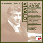 the album cover for Leonard Bernstein - Four Seasons / Concerto For Diverse Instruments