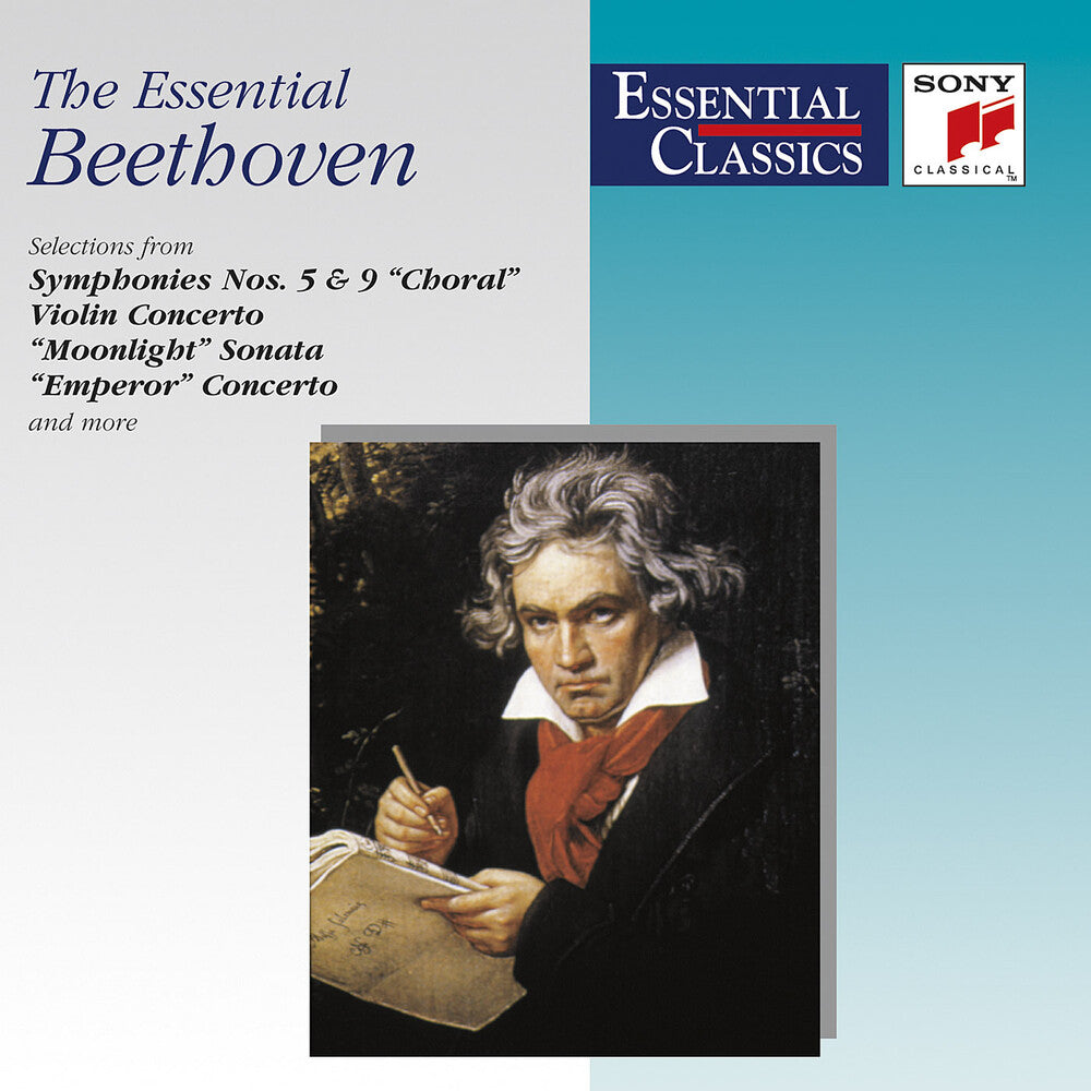 the album cover for L.V. Beethoven - Essential Beethoven